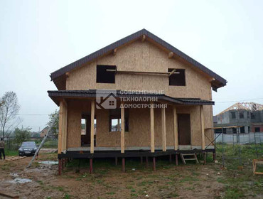 Строительство дома 160 м2