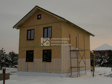 Строительство дома 9.5x6.5 124 м.кв.