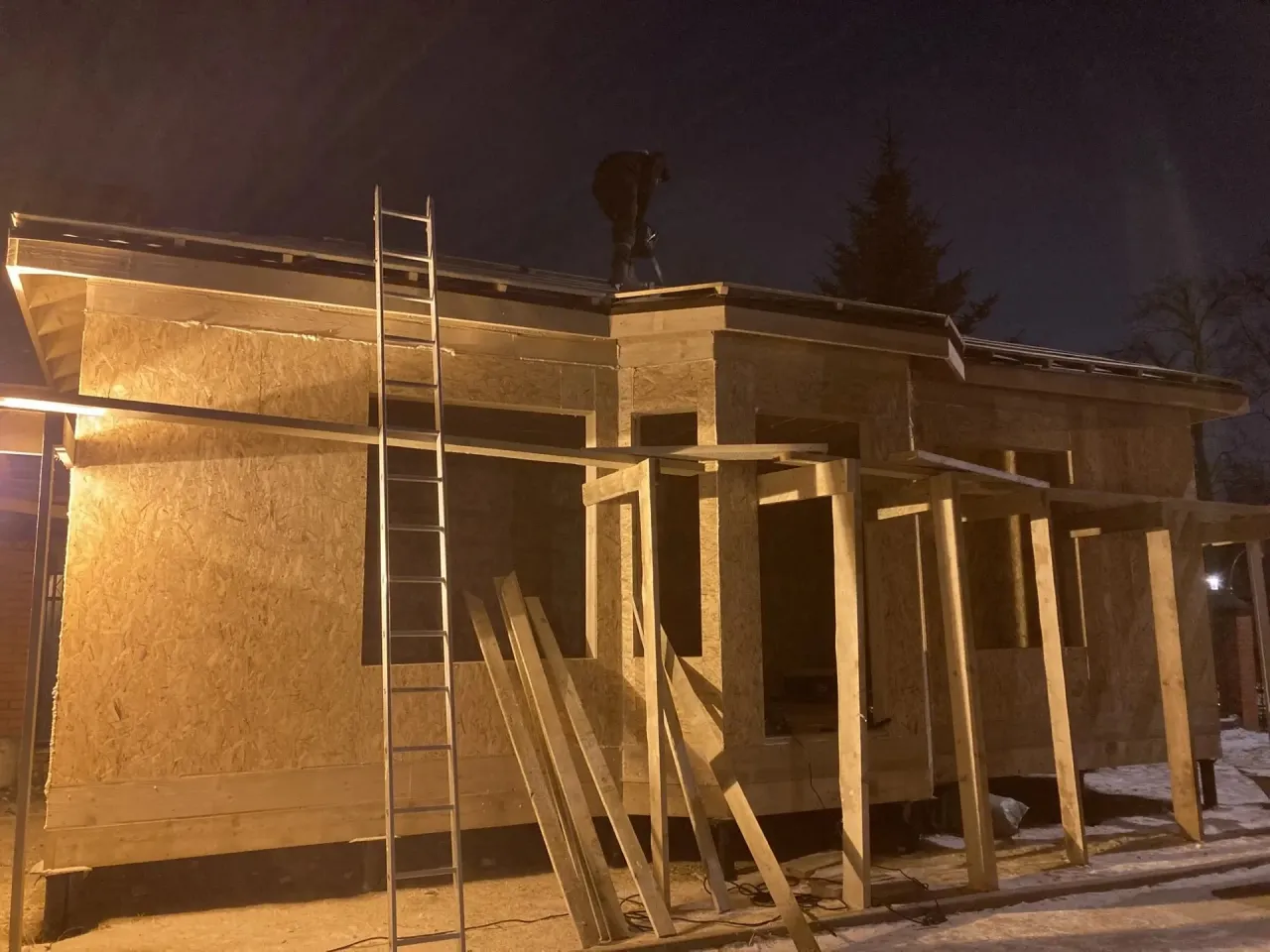 19п Строительство Церковной лавки по СИП технологии