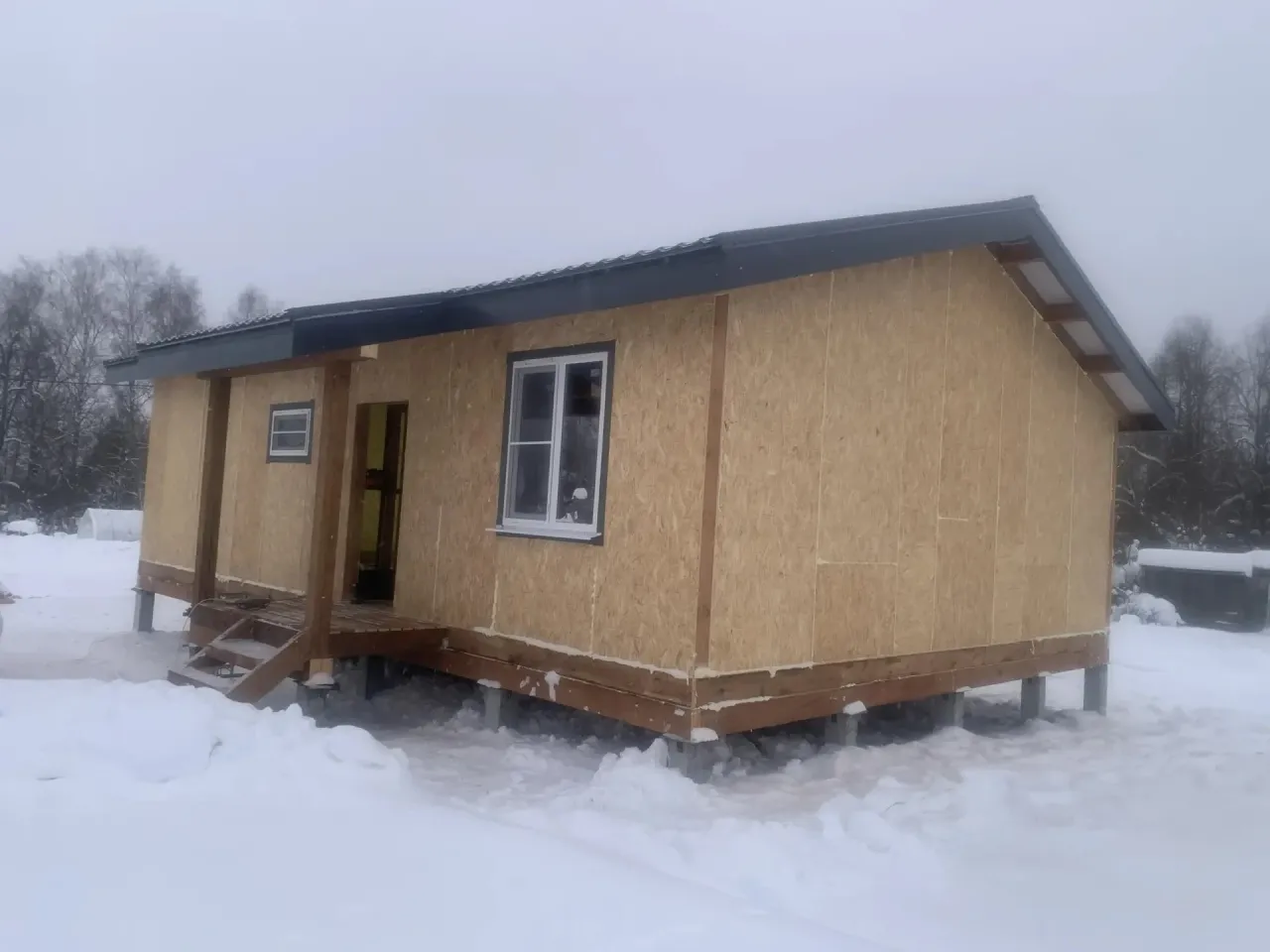 2п. Строительство дома д. Каменка Дмитровский муниц. округ