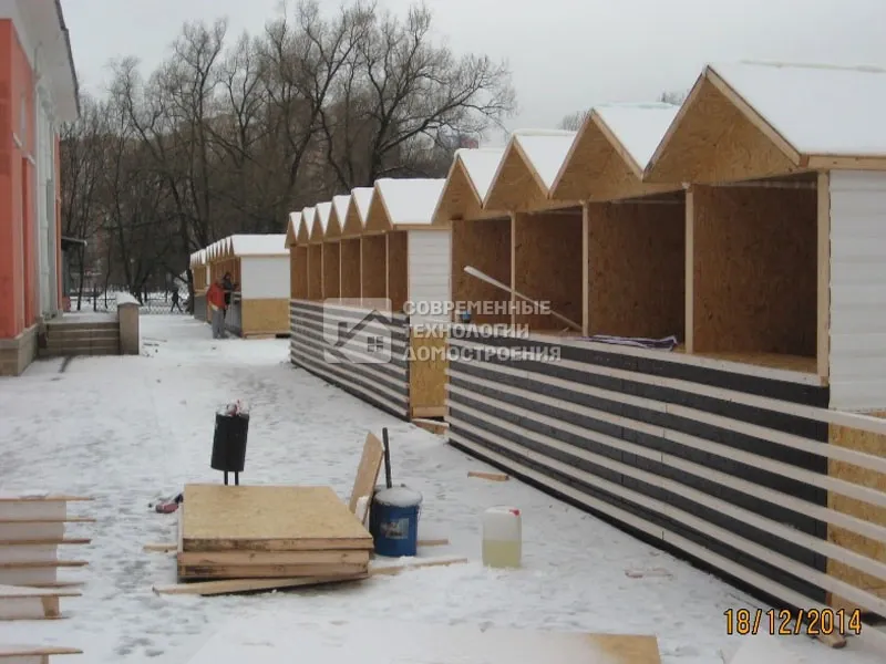 Недавно построили - Строительство Новогодней ярмарки - фото - 3