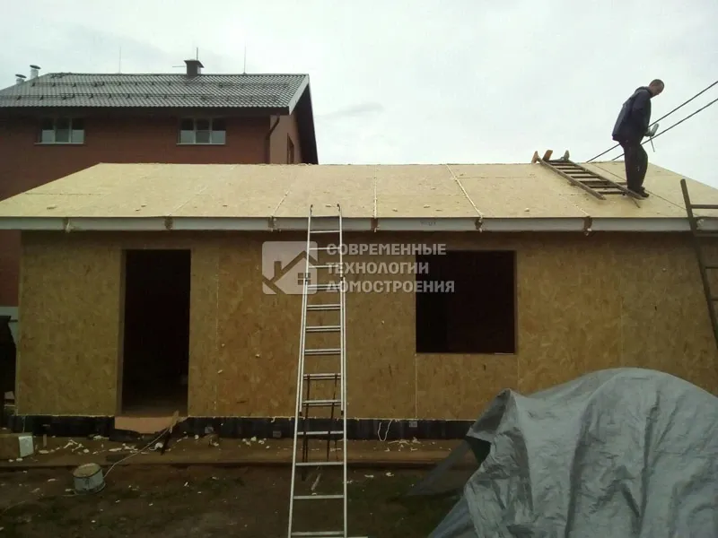 Недавно построили - Строительство гаража по Сип технологии - фото - 4