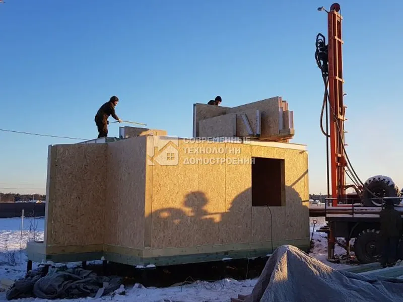 Недавно построили - Строительство дома 6.1x5.4 66 м.кв. - фото - 3