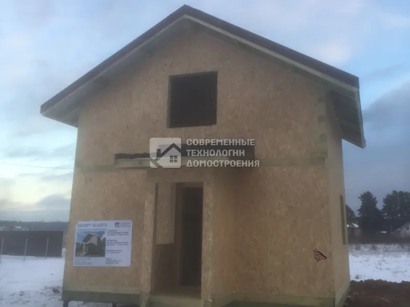 Недавно построили - Строительство дома 6.1x5.4 66 м.кв. - фото - 6