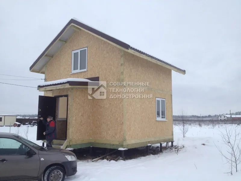 Недавно построили - Строительство дома 6.1x5.4 66 м.кв. - фото - 11