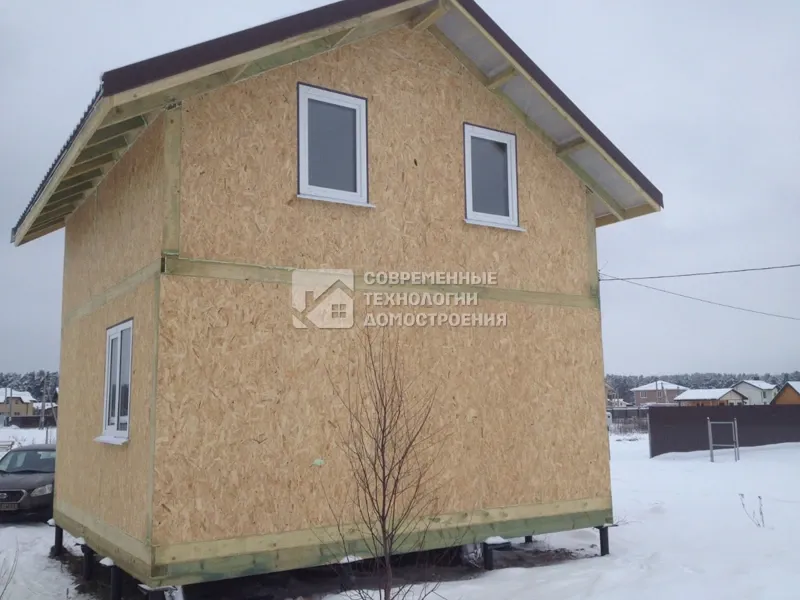 Недавно построили - Строительство дома 6.1x5.4 66 м.кв. - фото - 12