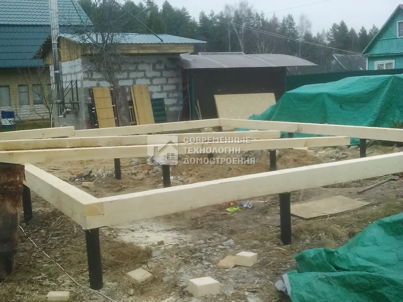 Недавно построили - Строительство дома 7.8x6.1 48 м.кв. - фото - 1
