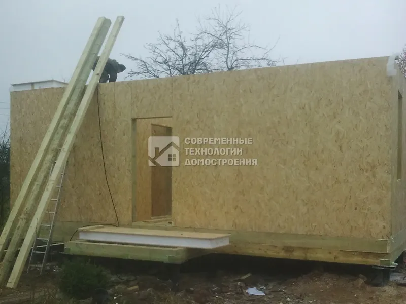Недавно построили - Строительство дома 7.8x6.1 48 м.кв. - фото - 2