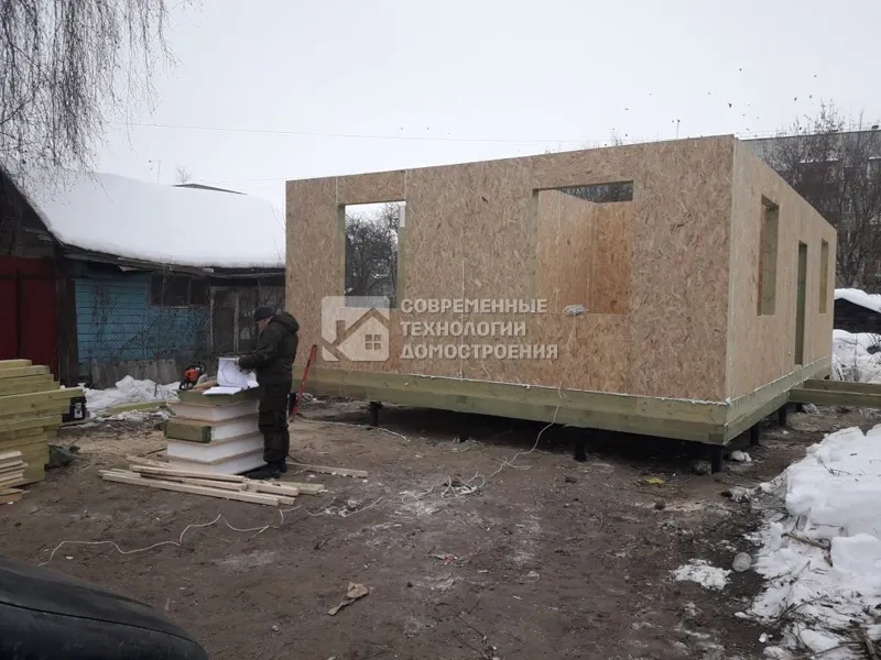 Недавно построили - Строительство дома 10,6х6,5 - фото - 2
