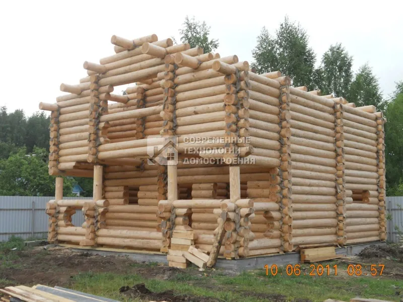 Недавно построили - Строительство дома из бревна под ключ - фото - 1