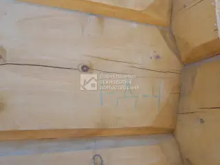 Строительство дома из лафета