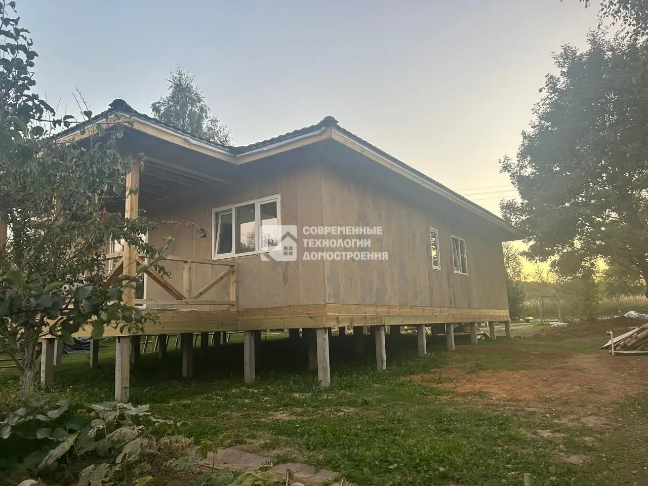 Недавно построили - Строительство дома в д. Лобынино - фото - 2