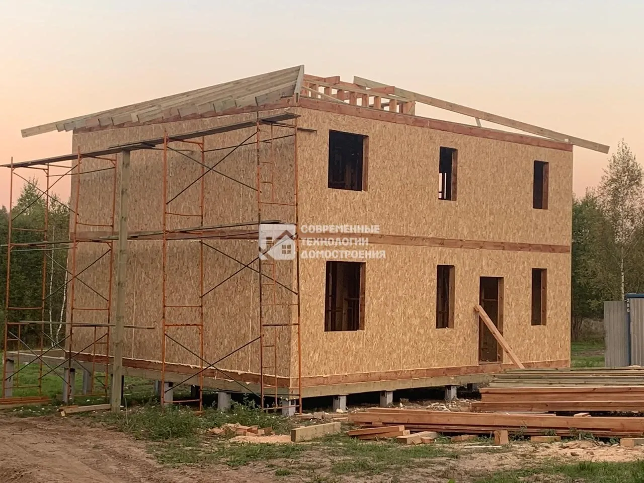 Недавно построили - Строительство дома в д. Поповка - фото - 3