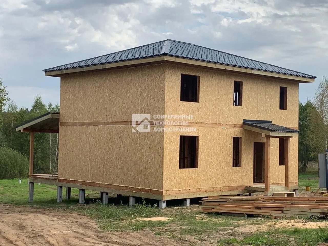 Недавно построили - Строительство дома в д. Поповка - фото - 4