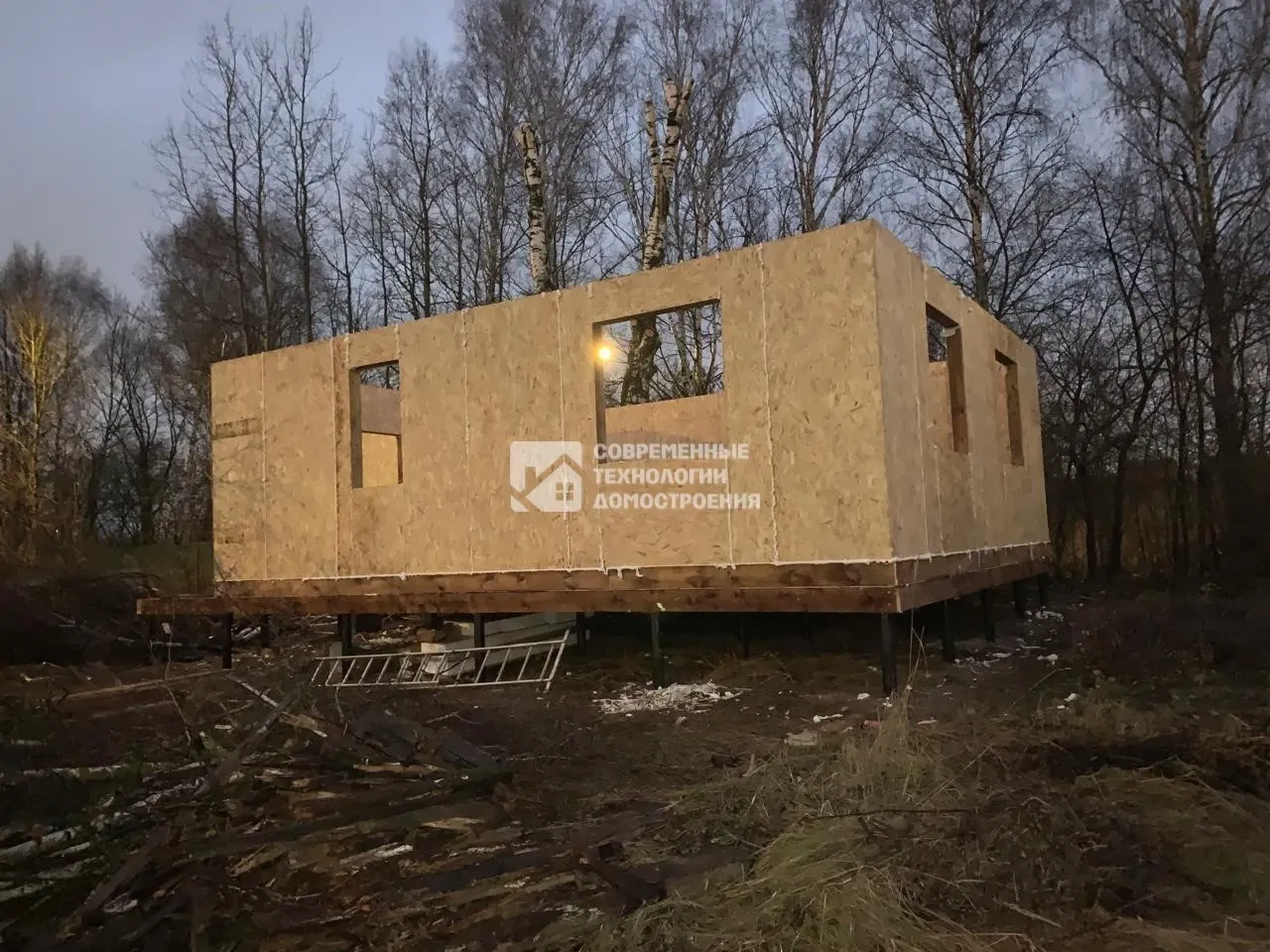 Недавно построили - Строительство дома в д. Молжаниновка - фото - 2
