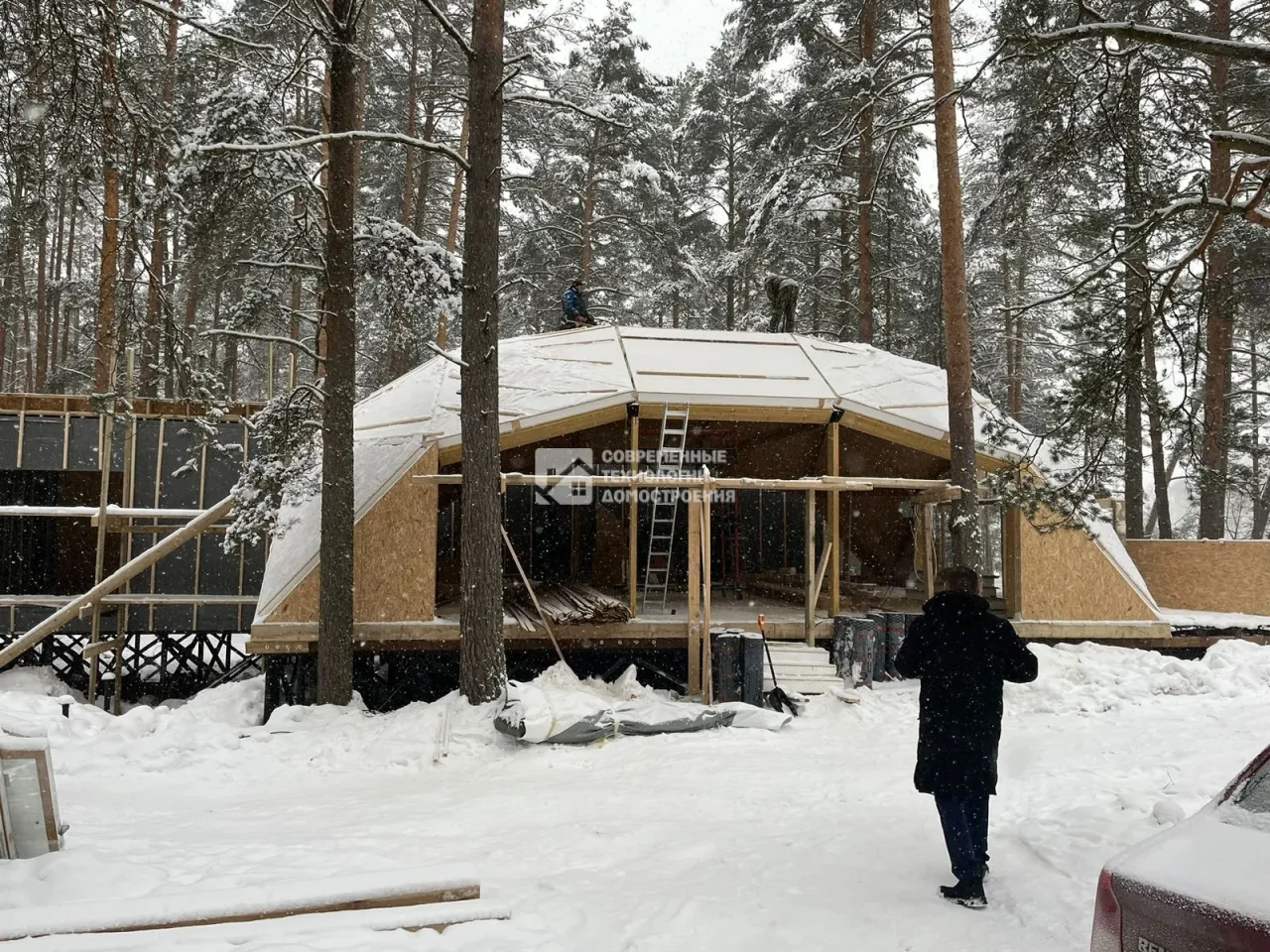Недавно построили - Строительство ресторана в нп. Турбаза «Лисицкий Бор» - фото - 3
