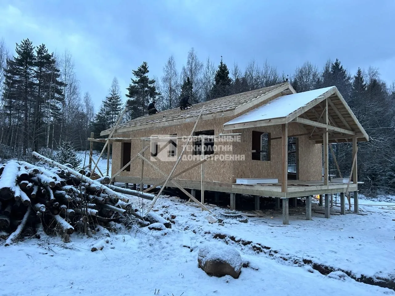 Недавно построили - Строительство дома в д. Алексеевское - фото - 5