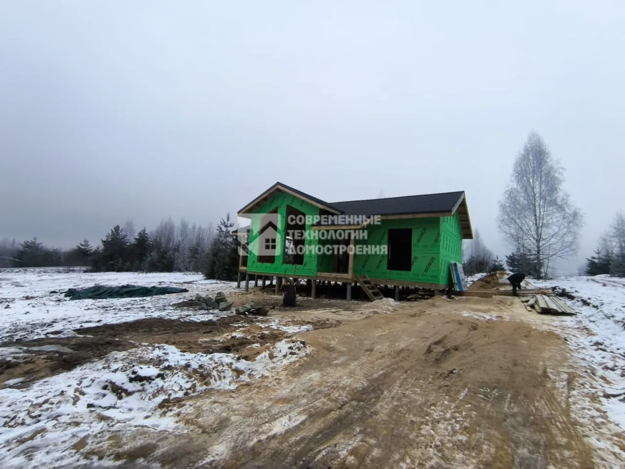 Недавно построили - Строительство дома в д. Алексеевское - фото - 11