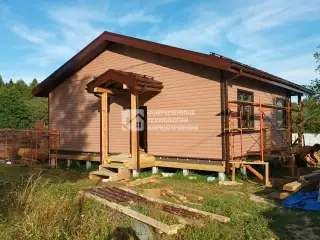 Строительство дома в  ДНП "Триумф"